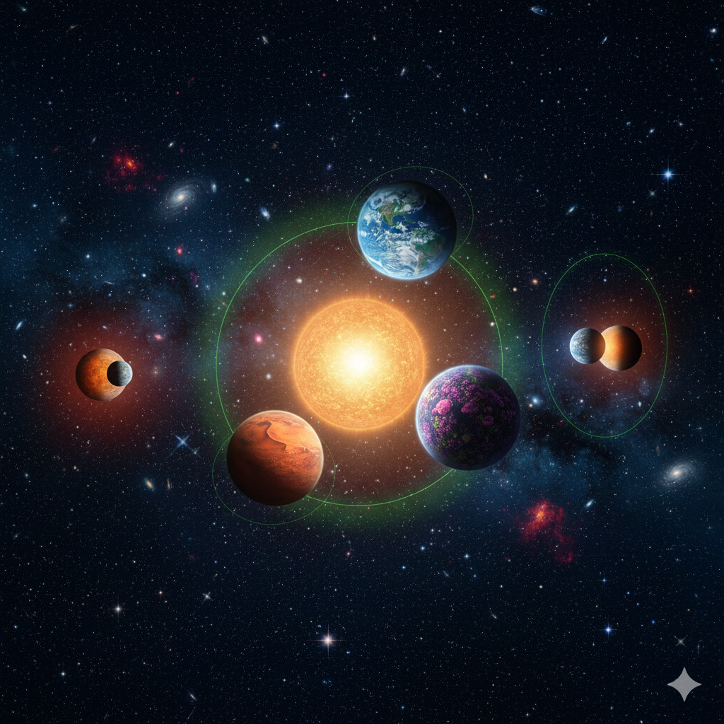 New Exoplanets Found in Habitable Zones: Promising Worlds for Future Life Searches